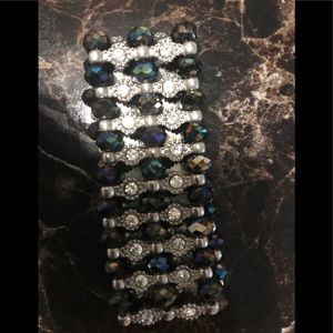 Bracelet beaded rhinestones
